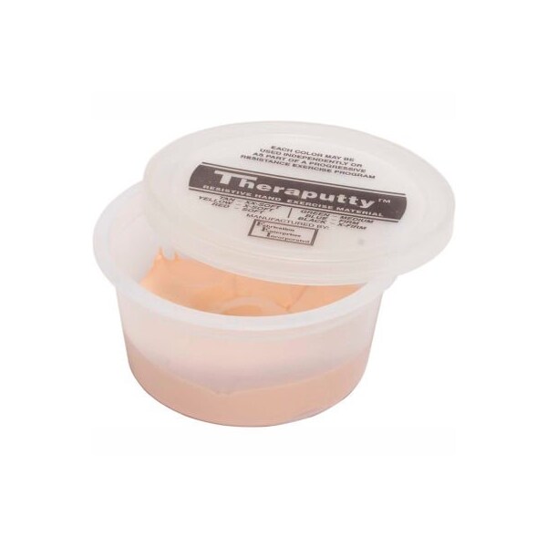 Fabrication Enterprises TheraPutty Plus Antimicrobial Exercise Putty, Tan, 2 Ounce, XX-Soft 255945 - main